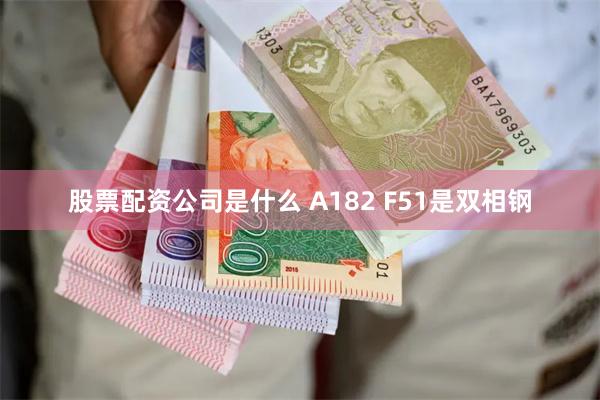 股票配资公司是什么 A182 F51是双相钢